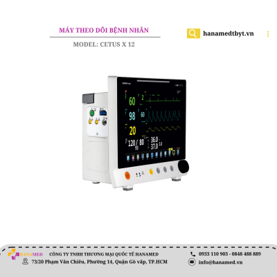 MÁY THEO DÕI BỆNH NHÂN ĐA THÔNG SỐ MODEL: CETUS X 12 - THIẾT BỊ Y TẾ ...